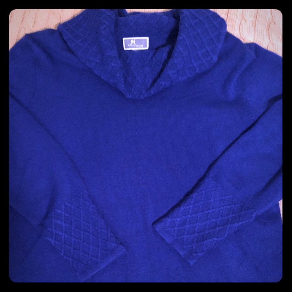 Royal Blue Turtle Neck Sweater